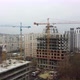 Crane Tower Working View From the Quadcopter - VideoHive Item for Sale