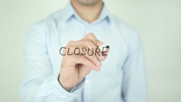 Closure, Writing On Screen