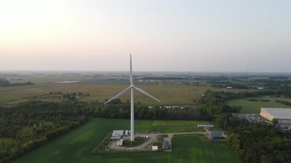 Windmill, sustainable energy, electricity source in Minnesota