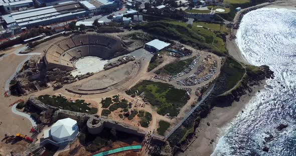 Caesarea Amphitheater In Israel