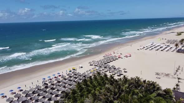 Downtown Fortaleza state Ceara Brazil. Travel destination. Tropical scenery