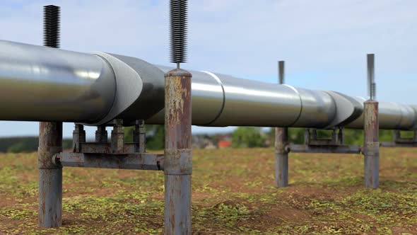 Inspection of a Oil Pipeline and Natural Gas Pipe alt