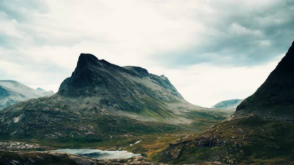 Clouds Moving Over Mountains, Norway