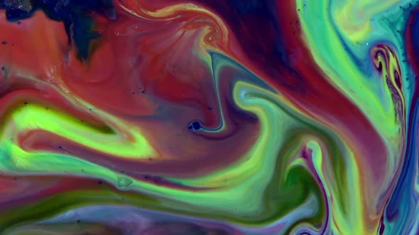 Abstract Background With Organic Effect  Fluid Painting