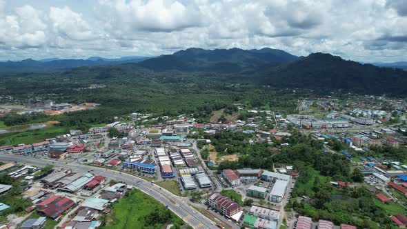 The Towns of Sarawak, Borneo, Malaysia