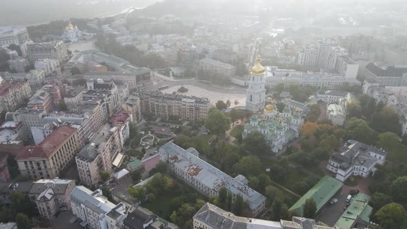 Kyiv - the Capital of Ukraine. Aerial View. Kiev