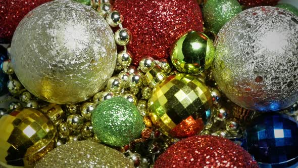 Multi-Colored Christmas Balls