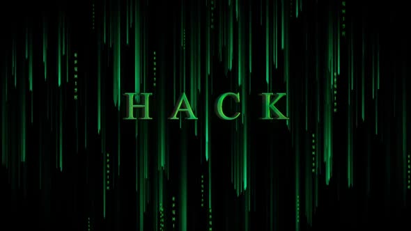 Digital Cyber Background Hack