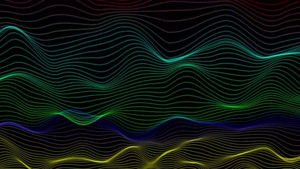 colorful particle wave background. Vd 20