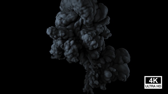 Explosion Fire With Dark Smoke 4K alt