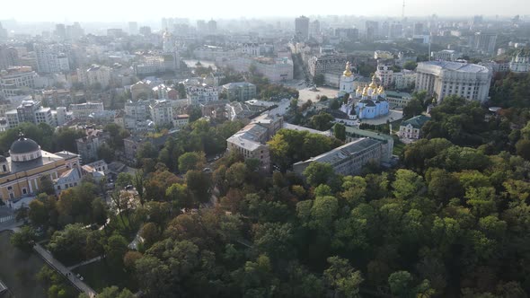 Kyiv - the Capital of Ukraine. Aerial View. Kiev