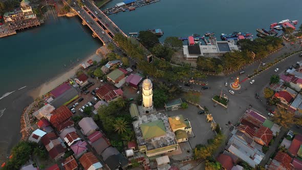 AH -Aerial View Of Small Village 02