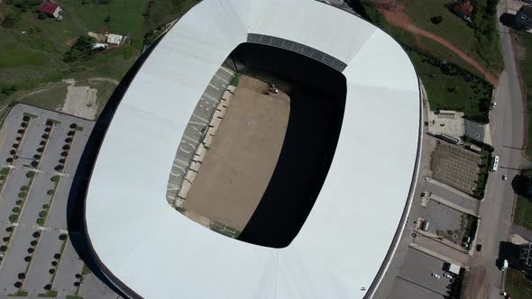Aerial Football Stadium
