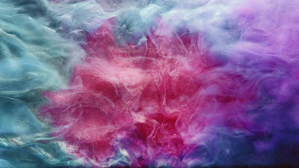 Blue Color Smoke Cloud Fume Motion