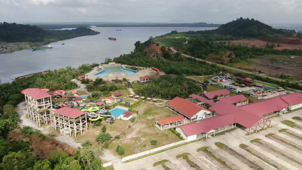 Prawn Fish Farm Aerial