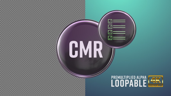 Cmr Badge Looping with Alpha Channel