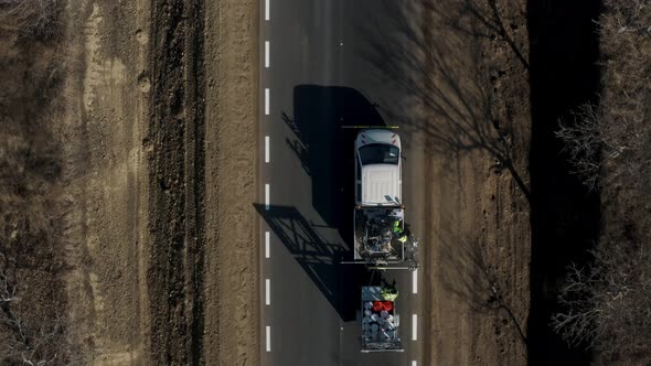 Asphalted Road Repair Service Road Marking