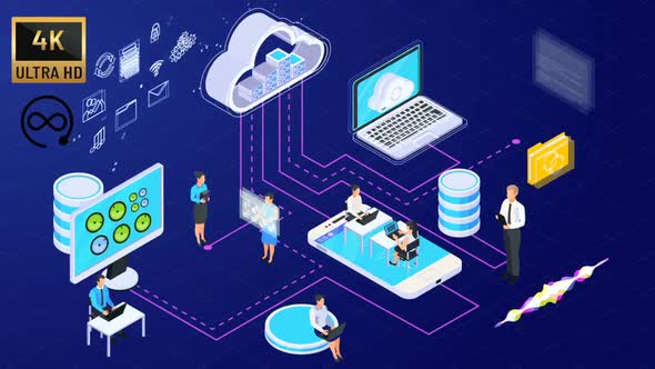 4K - Data Storage Center alt