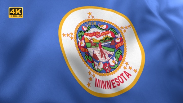 Minnesota State Flag - 4K