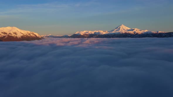 Time lapse of a sunrise clouds