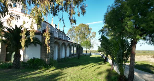 TEMPLAR HERMITAGE OF ALTAGRACIA IN GARROVILLAS DE ALCONETAR CACERES