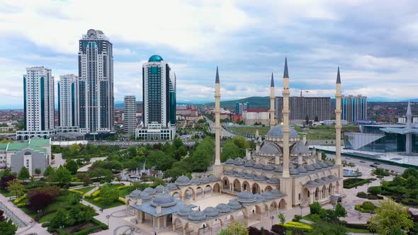 Chechnya Grozny Mosque Heart of Chechnya