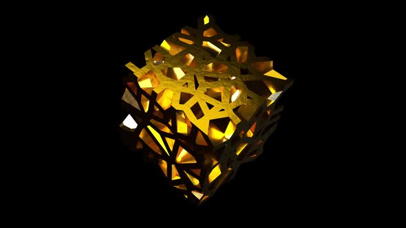 Fractal Golden Cube