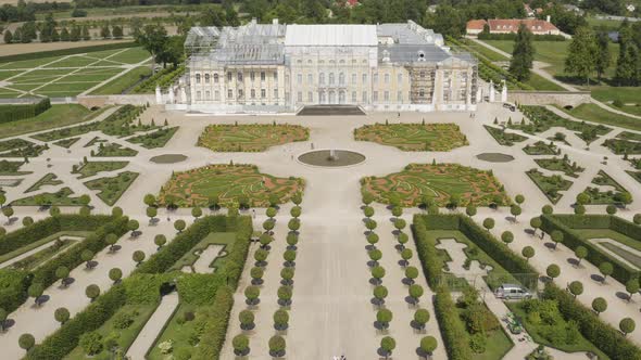 Beautiful Prussian Prince Palace With Huge Garden in Rundale, Latvia