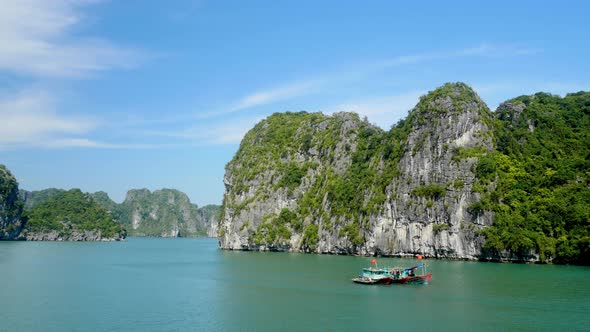 Tropical Islands of Halong Bay Vietnam