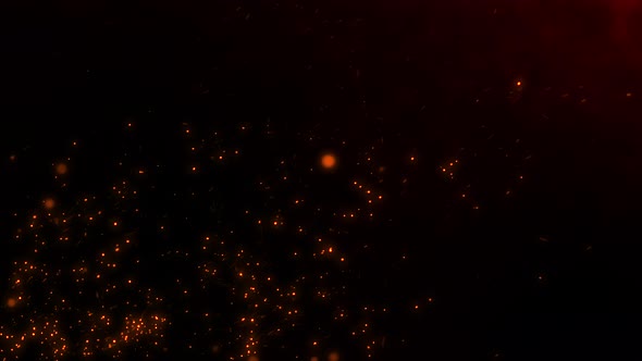 Fire Particles Background