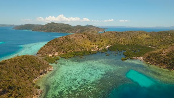 Seascape with Lagoons and Islands