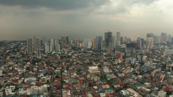 Manila, the Capital of the Philippines Aerial View