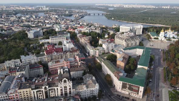 Kyiv - Aerial View of the Capital of Ukraine. Kiev
