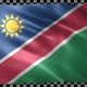 Namibia waving flag looped - VideoHive Item for Sale