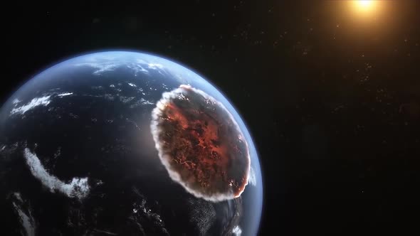 An Animation Of Planet Earth Destroyed By A Black Hole alt