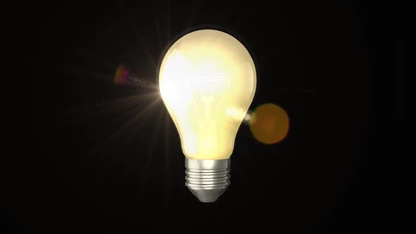 Light Bulb On Off With Flair