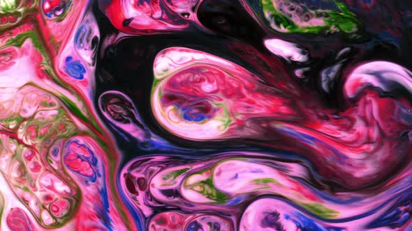 Abstract Colorful Paint Ink Liquid Explode alt
