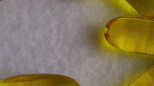 Rotating stock footage shot of vitamins and pills - VITAMINS 0140