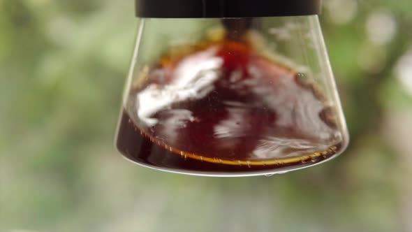 Barista Mixing Coffee