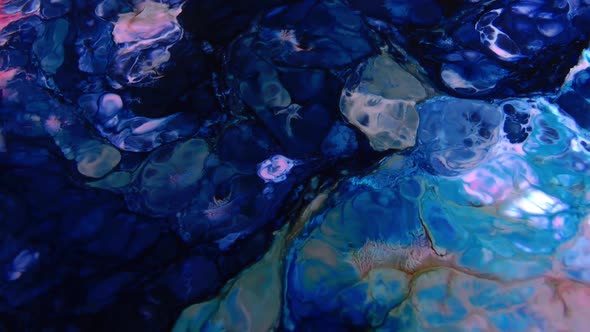 Abstract Colors Spreading Paint Swirling And Blast alt