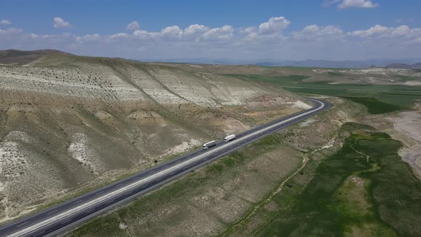 Double Road In The Valley