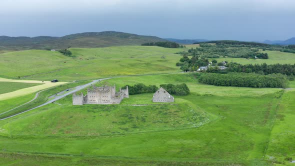Ruthven Barracks in the Highlands of Scotland. Built in the 18th Century to combat the Jacobite Upri