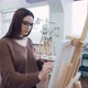 Girl Artist Paints Picture - VideoHive Item for Sale