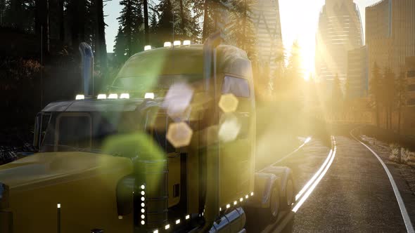 Truck on the Road alt