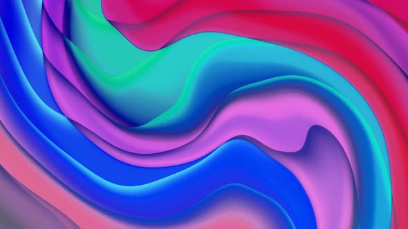 Abstract Swirl Wave Liquid