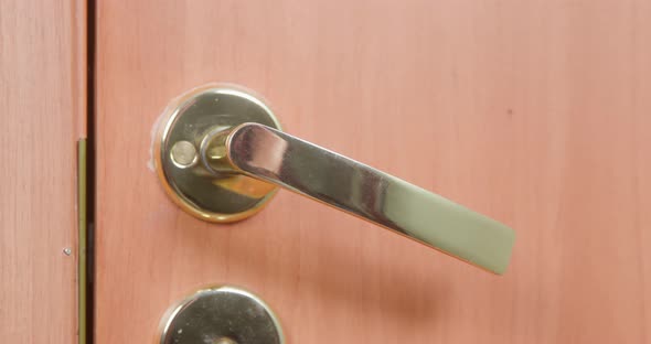 Student Presses Door Handle Trying to Enter Classroom