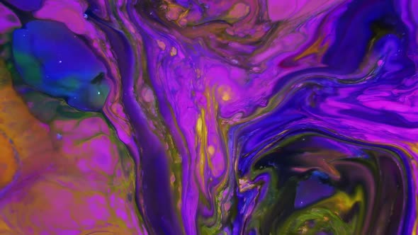 Surface Moving Colours Surface Liquid Paint Texture
