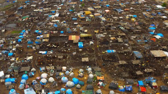 Africa Mali Dump Site Aerial View