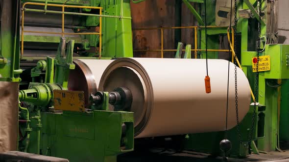 Manufactoring Equipment Produce Paper Machine Shafts At Paper Mill