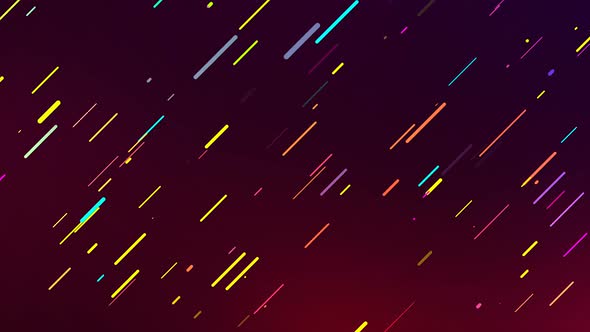 Colorful Neon Lines 4K